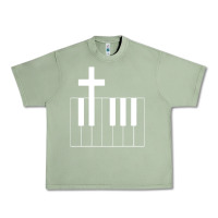 Oil Green Church Organist Urban Heavy Tee - longCreatives