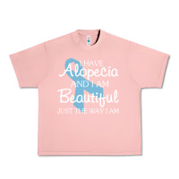 Salmon I Have Alopecia Awareness, I Am Beautiful Just Th Urban Heavy Tee - longCreatives