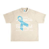 Sandshell I Have Alopecia Awareness, I Am Beautiful Just Th Urban Heavy Tee - longCreatives