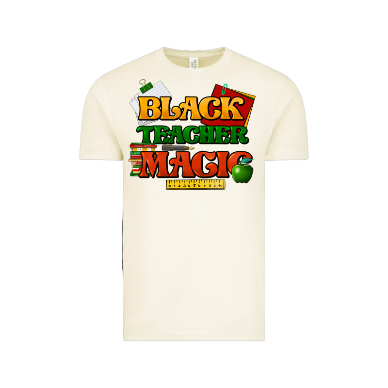 Black Teacher Magic Vintage Tee by HowdyJamesFarm | Teevron