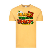 Vintage Mustard Black Teacher magic Vintage Tee - HowdyJamesFarm