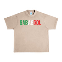 French Oak Gabagool New Jersey Italian Flag Food Sicilian Cap Urban Heavy Tee - longCreatives
