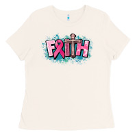 Bone Cancer Faith Cross Ladies Tee - HowdyJamesFarm