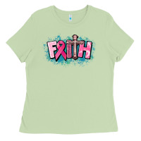 Matcha Cancer Faith Cross Ladies Tee - HowdyJamesFarm