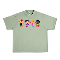 Oil Green Little Einsteins Urban Heavy Tee - longCreatives