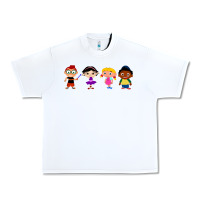 White Little Einsteins Urban Heavy Tee - longCreatives