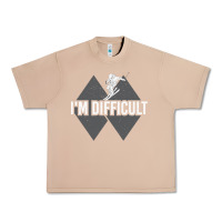 Burro I'm Difficult Double Black Diamond Skiing Urban Heavy Tee - longCreatives
