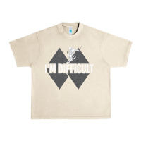 Sandshell I'm Difficult Double Black Diamond Skiing Urban Heavy Tee - longCreatives