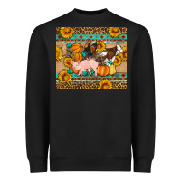 Black Fall Coop Animals Heavyweight Sweatshirt - Artiststas