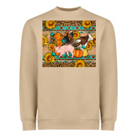 Mushroom Fall Coop Animals Heavyweight Sweatshirt - Artiststas