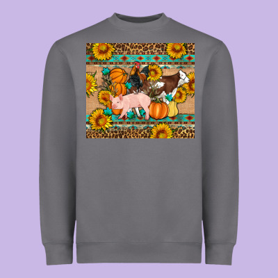Fall Coop Animals Heavyweight Sweatshirt Designed By Artiststas