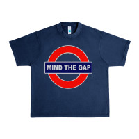 Navy Mind The Gap Urban Heavy Tee - longCreatives