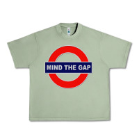 Oil Green Mind The Gap Urban Heavy Tee - longCreatives