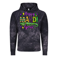 Cloud Black happy mardi gras alligator olivia Vintage Hoodie - OliviaCreatesArt