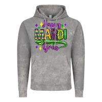Cloud Rock happy mardi gras alligator olivia Vintage Hoodie - OliviaCreatesArt