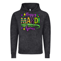 Vintage Black happy mardi gras alligator olivia Vintage Hoodie - OliviaCreatesArt