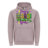 Vintage Zinc happy mardi gras alligator olivia Vintage Hoodie - OliviaCreatesArt