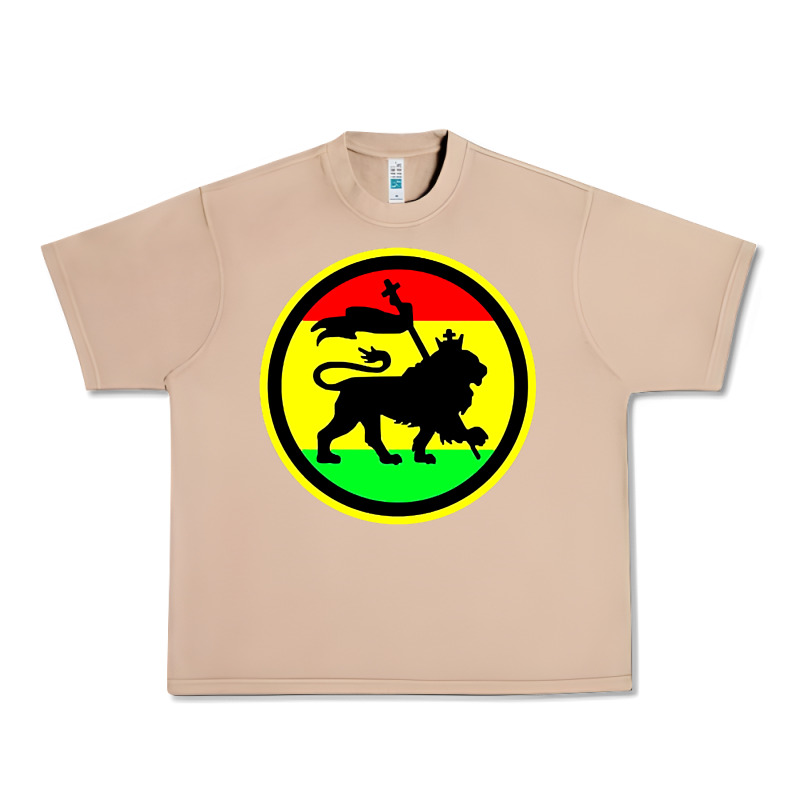 Rasta Lion Urban Heavy Tee by longCreatives | Teevron