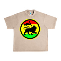 French Oak Rasta Lion Urban Heavy Tee - longCreatives