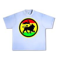 Grape Ice Rasta Lion Urban Heavy Tee - longCreatives