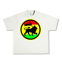 Pistachio Rasta Lion Urban Heavy Tee - longCreatives