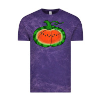 Cloud Purple watermelon pumpkin Vintage Tee - Jasminsmagicworld