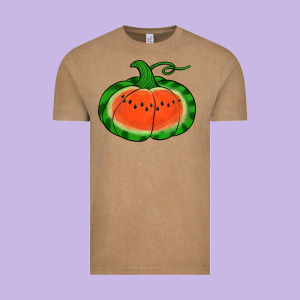 Watermelon Pumpkin Vintage Tee Designed By Jasminsmagicworld