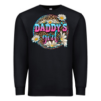 Black daddy's girl Premium Sweatshirt - AdoDesignShop