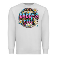 Dove Grey daddy's girl Premium Sweatshirt - AdoDesignShop