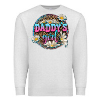 Oatmeal Heather daddy's girl Premium Sweatshirt - AdoDesignShop
