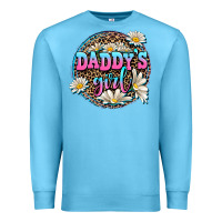 Ocean Blue daddy's girl Premium Sweatshirt - AdoDesignShop