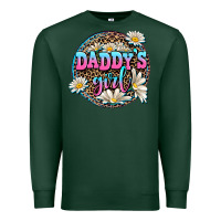 Sports Green daddy's girl Premium Sweatshirt - AdoDesignShop