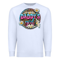 White daddy's girl Premium Sweatshirt - AdoDesignShop