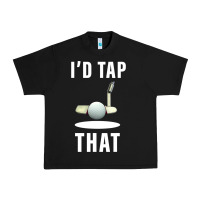Black I'd Tap That TFunny Golf Urban Heavy Tee - longCreatives