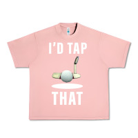 Salmon I'd Tap That TFunny Golf Urban Heavy Tee - longCreatives