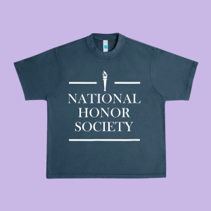 National Honor Society Torch Urban Heavy Tee Designed By Longcreatives