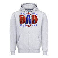 Heather Grey tools for dad Zipper Hoodie - BarkalooDesign