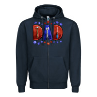 Navy tools for dad Zipper Hoodie - BarkalooDesign