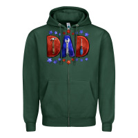 Sports Green tools for dad Zipper Hoodie - BarkalooDesign