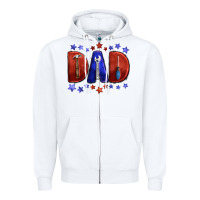 White tools for dad Zipper Hoodie - BarkalooDesign
