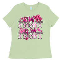 Her Fight Is Our Fight Cancer Awareness Ladies Tee | Teevron