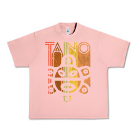 Salmon Taino Sun Boricua Vintage Taino Gift of Puerto Rico Urban Heavy Tee - longCreatives
