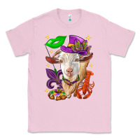 Bubblegum Pink Mardi Gras Goat Classic Tee - HowdyJamesFarm
