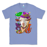 Colony Blue Mardi Gras Goat Classic Tee - HowdyJamesFarm