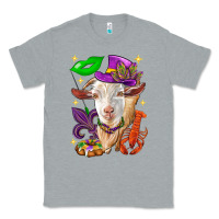 Heather Grey Mardi Gras Goat Classic Tee - HowdyJamesFarm