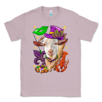 Lilac Mardi Gras Goat Classic Tee - HowdyJamesFarm