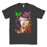 Smoke Mardi Gras Goat Classic Tee - HowdyJamesFarm