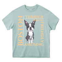 Arona boston terrier t  shirt boston terrier dog traits gift t  shirt Heavy Core Tee - longCreatives
