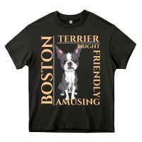 Asphalt boston terrier t  shirt boston terrier dog traits gift t  shirt Heavy Core Tee - longCreatives