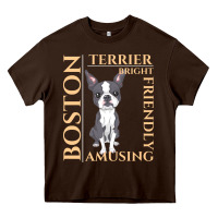 Boston Terrier T  Shirt Boston Terrier Dog Traits Gift T  Shirt Heavy Core Tee | Teevron